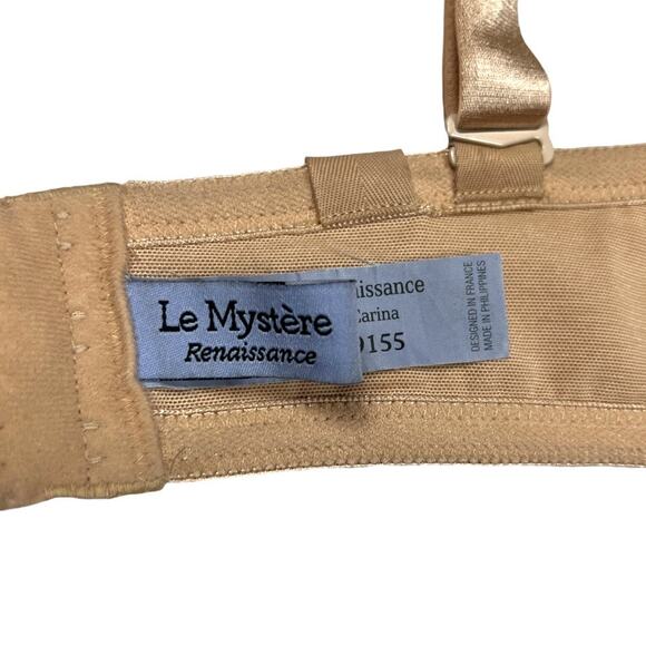 Le Mystere Renaissance Carina Bra Nude Tan Seamless Contour Scalloped Womens 42B - Picture 4 of 12